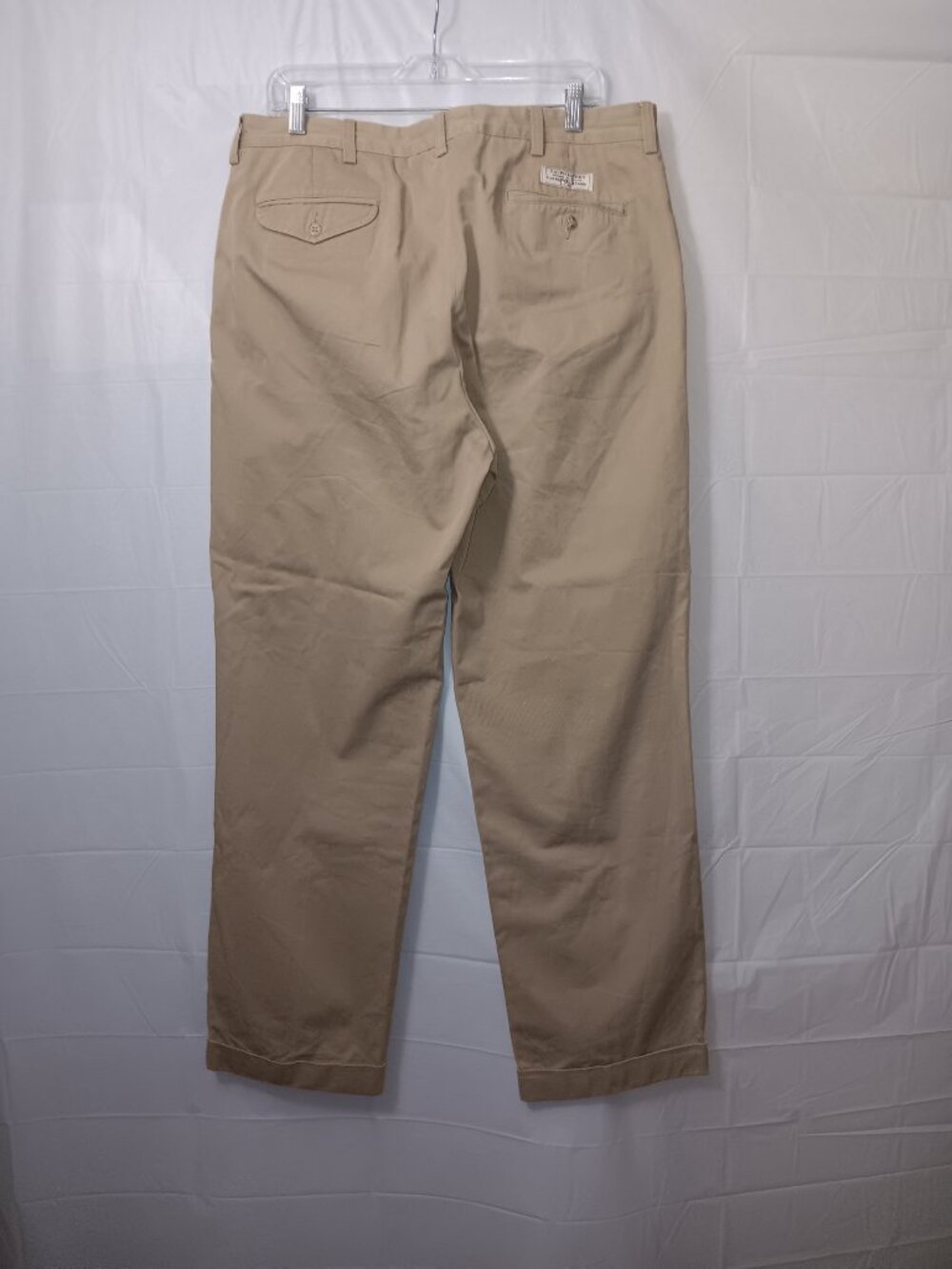 POLO RALPH LAUREN HAMMOND CUFFED HEM KHAKI PANTS - Picture 2 of 13